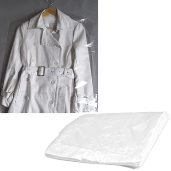 

NEW 10pcs Clothes Suit Garment Dustproof Cover Transparent Plastic Storage Bag