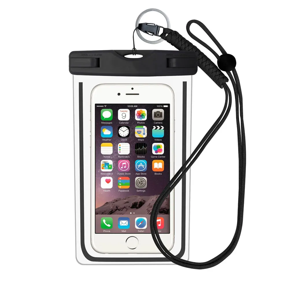 

1Pcs Waterproof Case, Phone Pouch Universal Dry Bag Waterproof Case Phone Touch Screen Perfect for Universal Phone Size