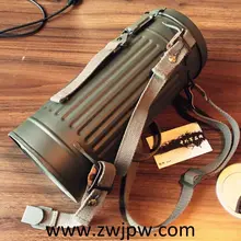 WWII WW2 военная армия противогаз банки коробка канистра контейнер и ремень Реплика DE/108101