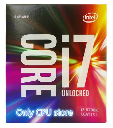 Intel i7-6700K процессор Intel Core i7 6700K шестое поколение процессор LGA1151 в штучной упаковке