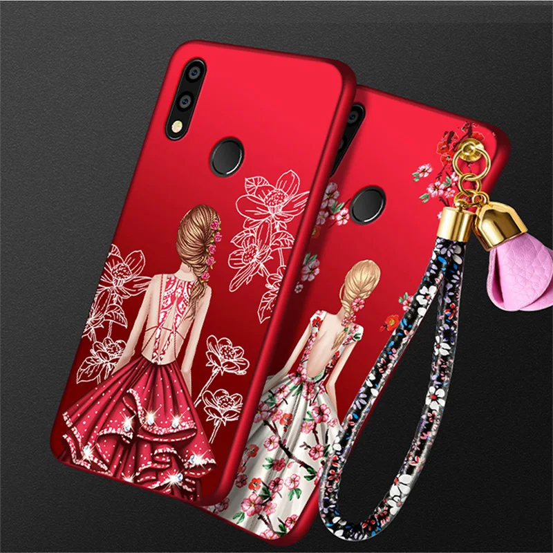 Для huawei Nova 3i чехол милые девушки мягкий для телефона Nova3i 3 Защита основа