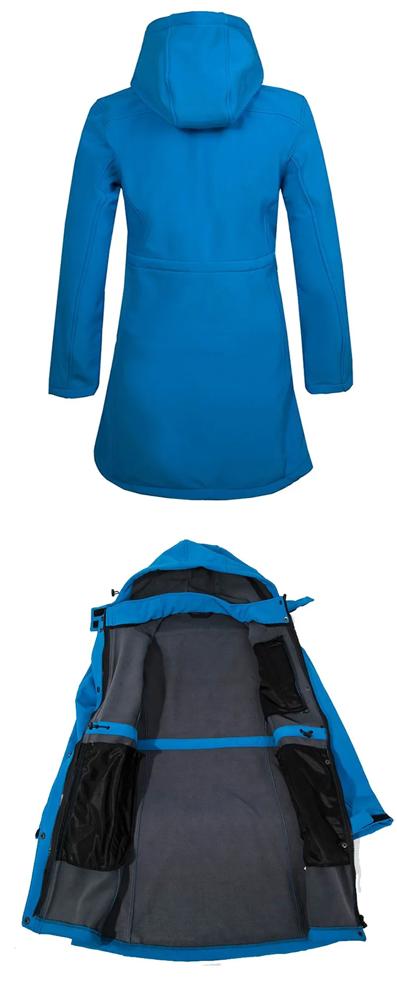 Женские Водонепроницаемые спортивные флисовые Длинные куртки для пеших прогулок, альпинизма, катания на лыжах, зимняя куртка для кемпинга, походов, рыбалки