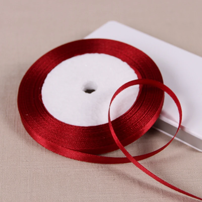 25 Yards Silk Satin Ribbon , Wedding decorative ribbons, gift wrap, DIY handmade materials 33