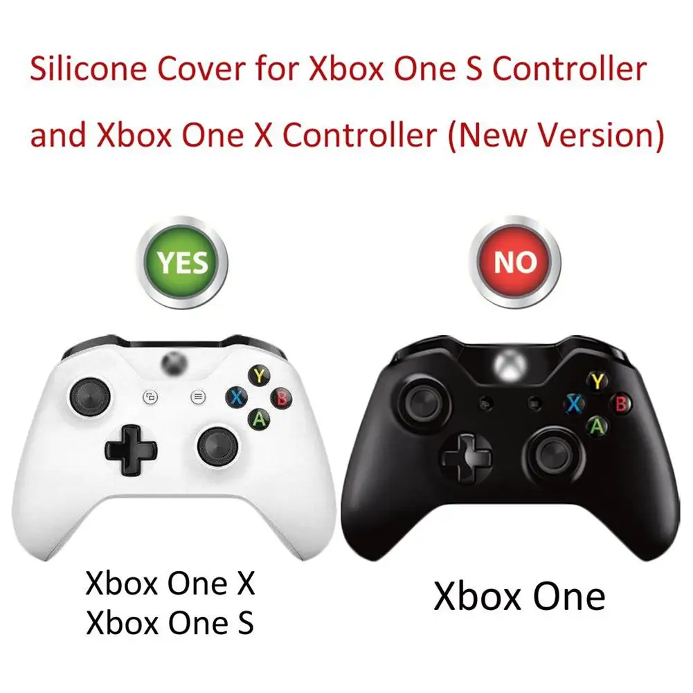 Новый Шипованный Противоскользящий силиконовый чехол для Xbox One S/Xbox X контроллер