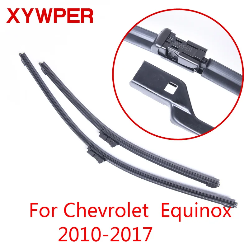 XYWPER стеклоочистителей для Chevrolet Equinox 2010 2011 2012 2013 автомобильные аксессуары из мягкой резины Стеклоочистители