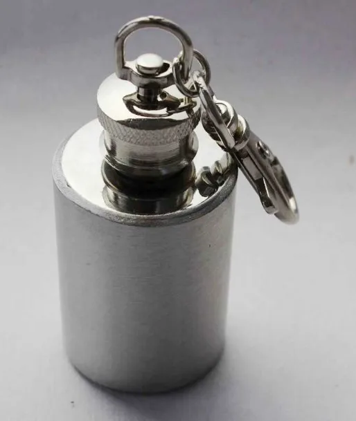 Mini 8.3cm 1 oz 304 stainless steel hip flask round barrel hip flasks
