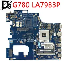 KEFU G780 LA-7983P материнская плата для lenovo G780 материнская плата для ноутбука QIWG7 LA-7983P HM76 PGA989 DDR3 Протестирована