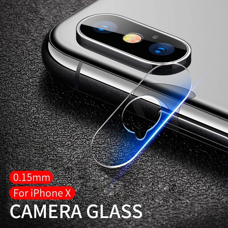 

2Pcs Back Camera Lens Protector Protective Film For iPhone X XR XS Max 10 Transparent Clear Lens Tempered Glass For iPhone XS X