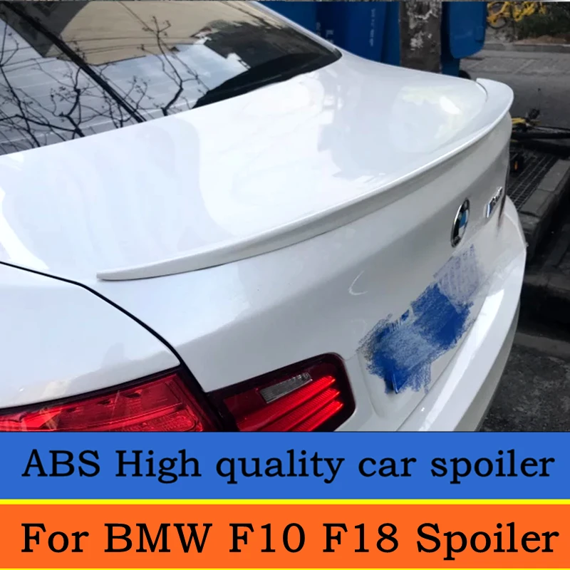 Спойлер для BMW F10 F18 2010-2015 M5 520i 528i 535i 530i 525 спойлер высокого качества ABS Материал