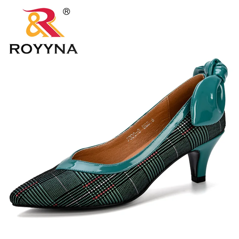 Туфли лодочки ROYYNA женские на высоком каблуке офисные туфли заостренный носок