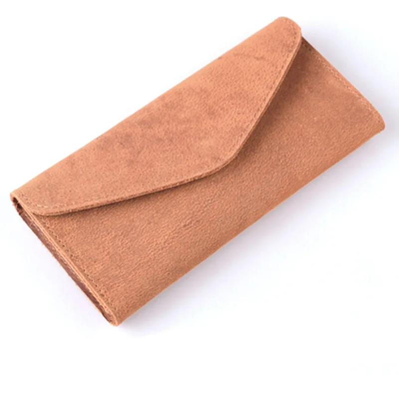 AETOO, первый слой, кожаная сумка для мобильного телефона, сумка-конверт, клатч, сумка, повседневная, Sen, Ретро стиль, кожаный Длинный кошелек - Цвет: 2