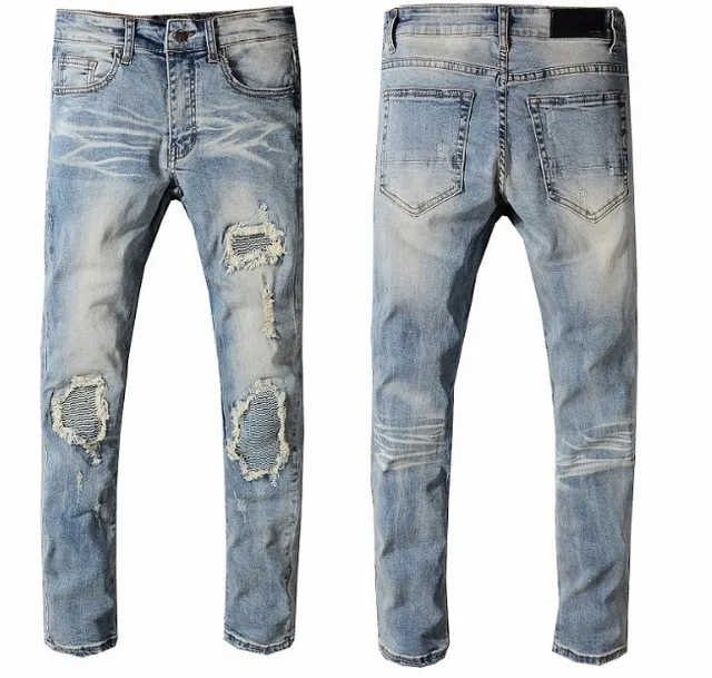 Discount Justin Bieber Jeans Style 2018 stripe stitching Bottom Side ...
