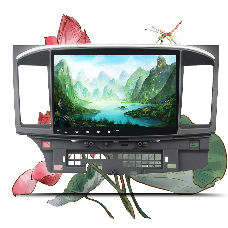 Excellent For Mitsubishi Lancer 2007 2009 2011 2013 2016 Car gps navigation system tape recorder head unit radio fm video android 9.1 10.1 4