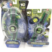 Ben 10 Ultimate часы Omnitrix стиль Япония проектор часы BAN DAI Подлинная Ben10 часы игрушка Рождественский подарок для детей