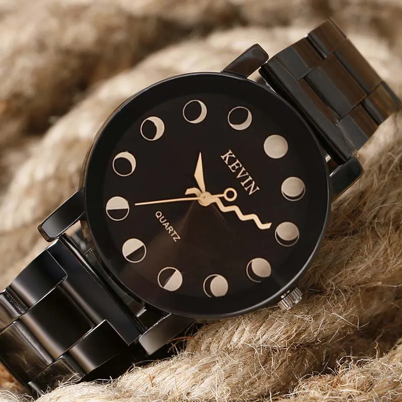 Кевин Новое поступление модные черные кварцевые часы Для женщин высокое качество наручные Часы Для мужчин подарки час Relogio masculino мужской женский часы часы женские спортивные часы смарт часы - Цвет: 3