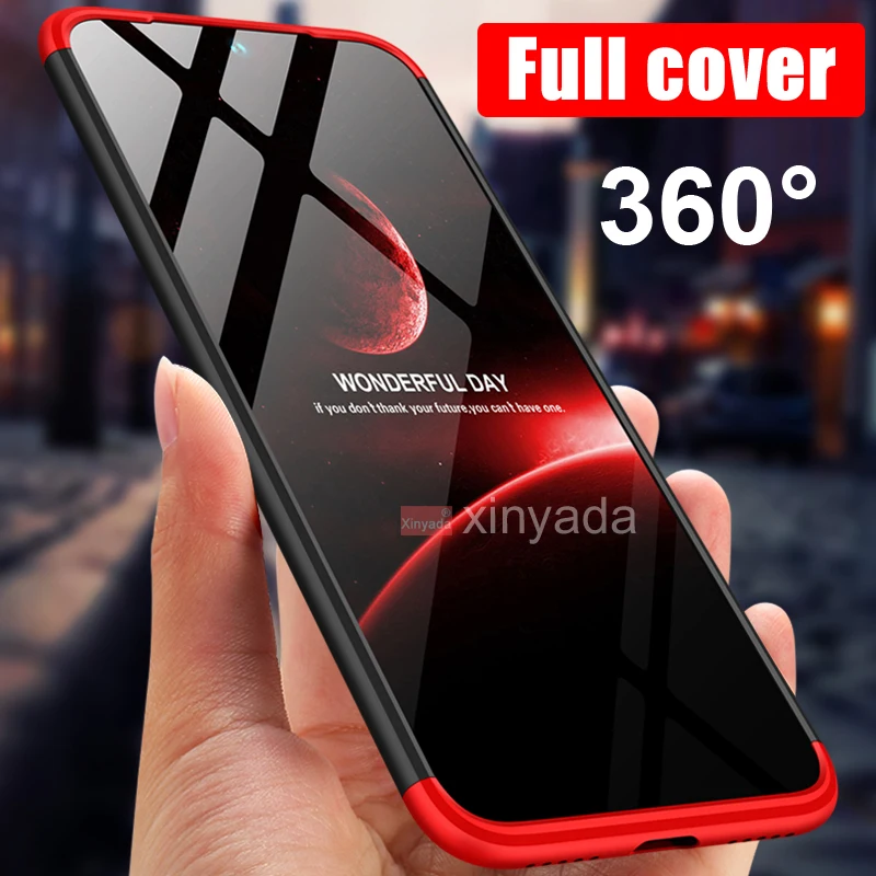 

Case For Xiaomi Redmi 7 Redmi Note 7 Pro Note 7S 6 5 Cover Case Bumper 360 Cover luxury armor hard PC coque shell funda