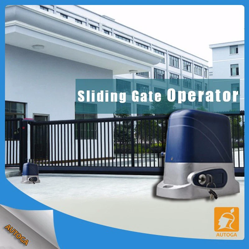 

24V DC 240V 110Velectrical automatic sliding gate opener motor operator to load 500 to 800kg with 2 remote controllers