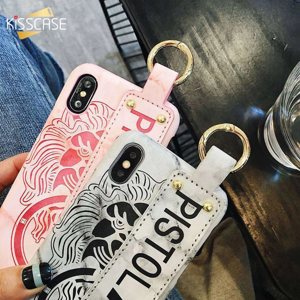 Чехол для телефона KISSCASE с ремешком на запястье Huawei P20 Lite P10 Plus Mate 10 Pro модные чехлы