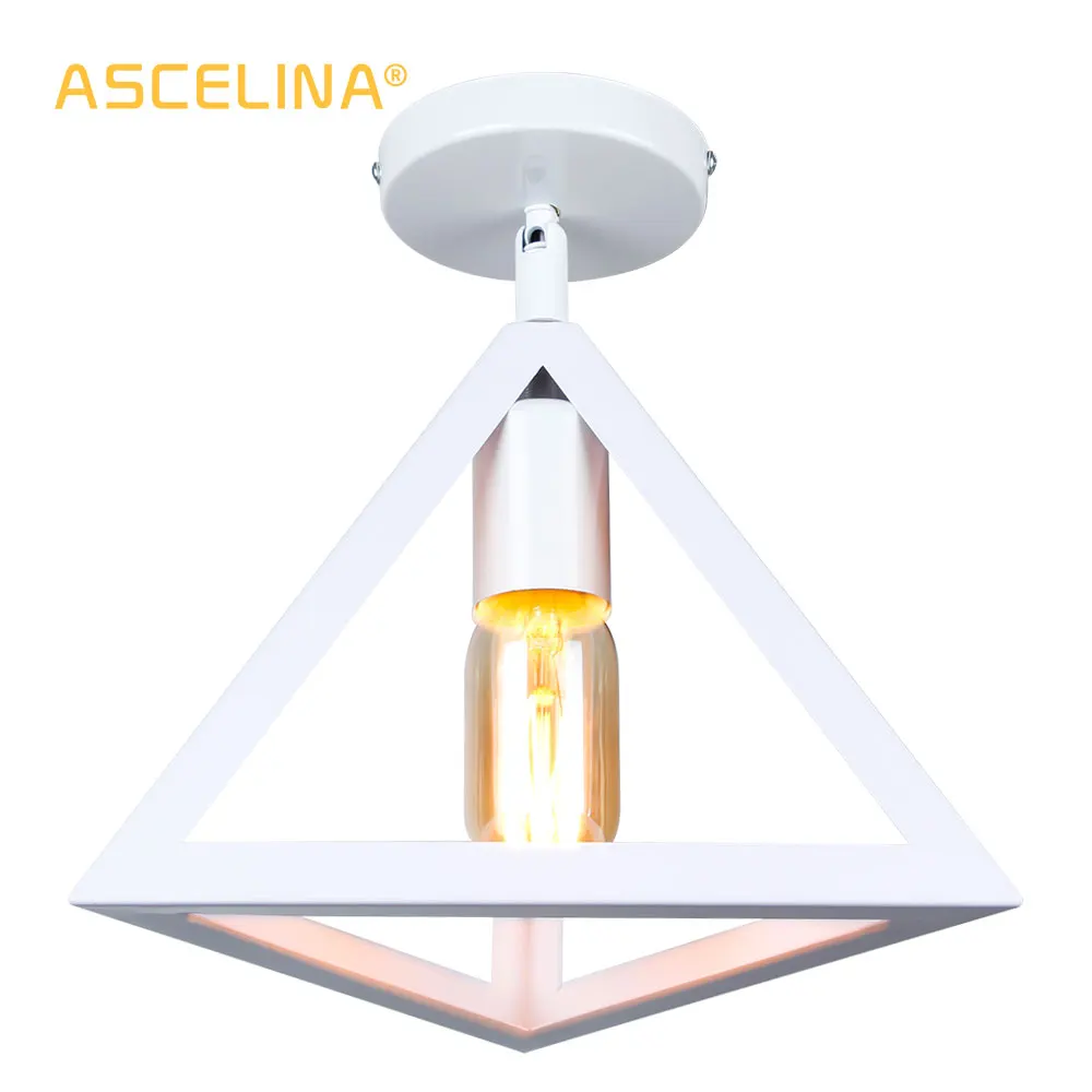  Vintage Ceiling Lamp Industrial ceiling light rectangle Ceiling Lighting triangle LED ceiling light - 32669371143