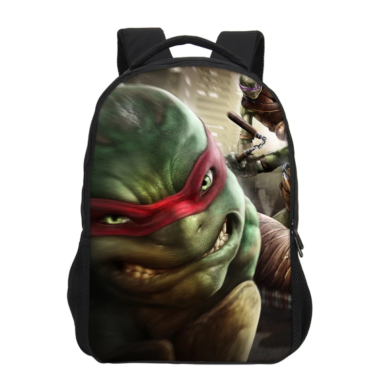 VEEVANV Brand Designer Super Hero Teenage Mutant Ninja Turtles Backpacks For Boys Girls Fashion 3D Printing Bag Bookbag Mochila