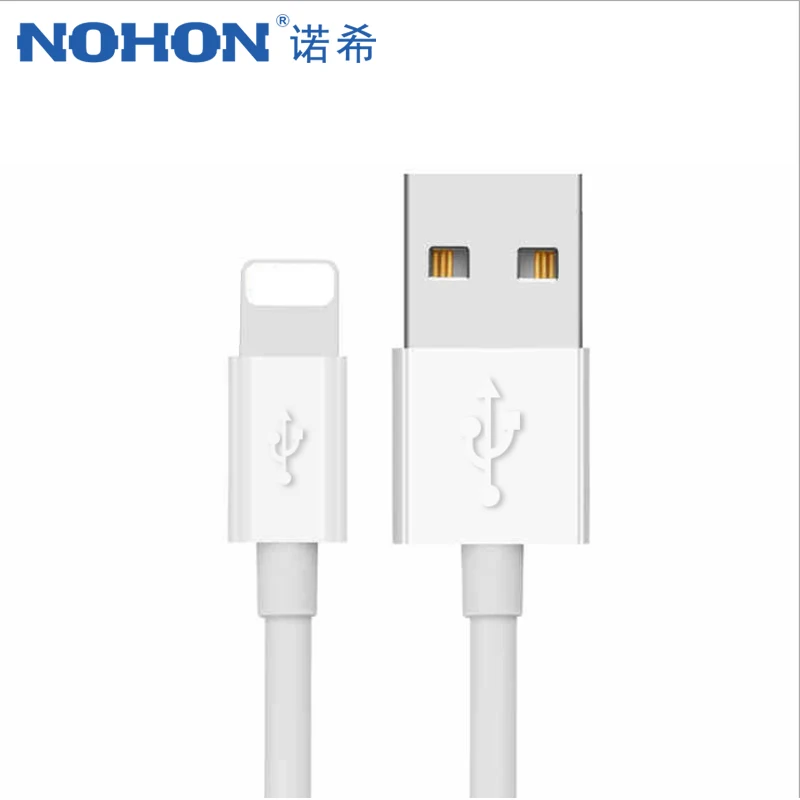 

NOHON Quick Charging Data Cable 8 Pin For iPhone X 10 8 7 6 5 Plus For iPad Mini IOS 9 10 11 2.4A Lighting Charger Cables 1M/3M