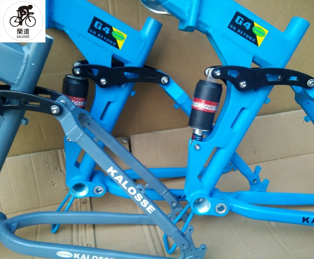 Sale Kalosse Soft-tail  frame   Bicycle  parts   Mountain bike frame  DIY  colors   26*17 inch   aluminum alloy 14