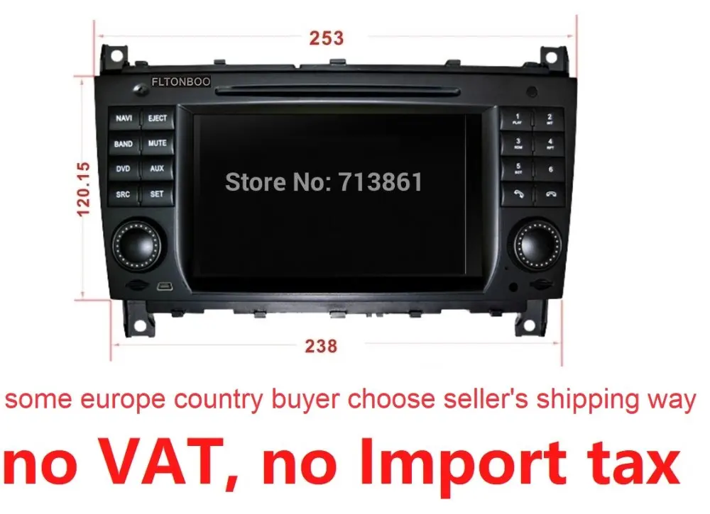 Android 7 1 для mercedes w209 cls w219 2006 2008 2din автомобильный dvd gps 3G Wifi радио bluetooth руль Canbus Free 8g