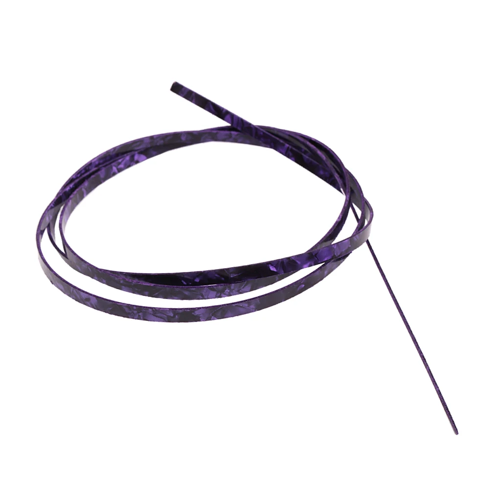 Cool Purple Pearl Celluloid Guitar Binding Celluloid Guitar Binding Purfling Strip for Guitar Parts Accessories 1620x6x1.5mm