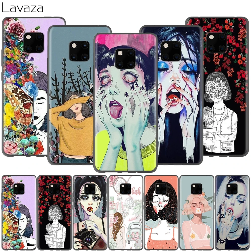 Чехол Lavaza с абстрактной эстетикой для девушек Huawei Honor 10 9 8 8x 8c 7x 7c 7a Note Nova 3 3i Lite Y9 Y7 Y6