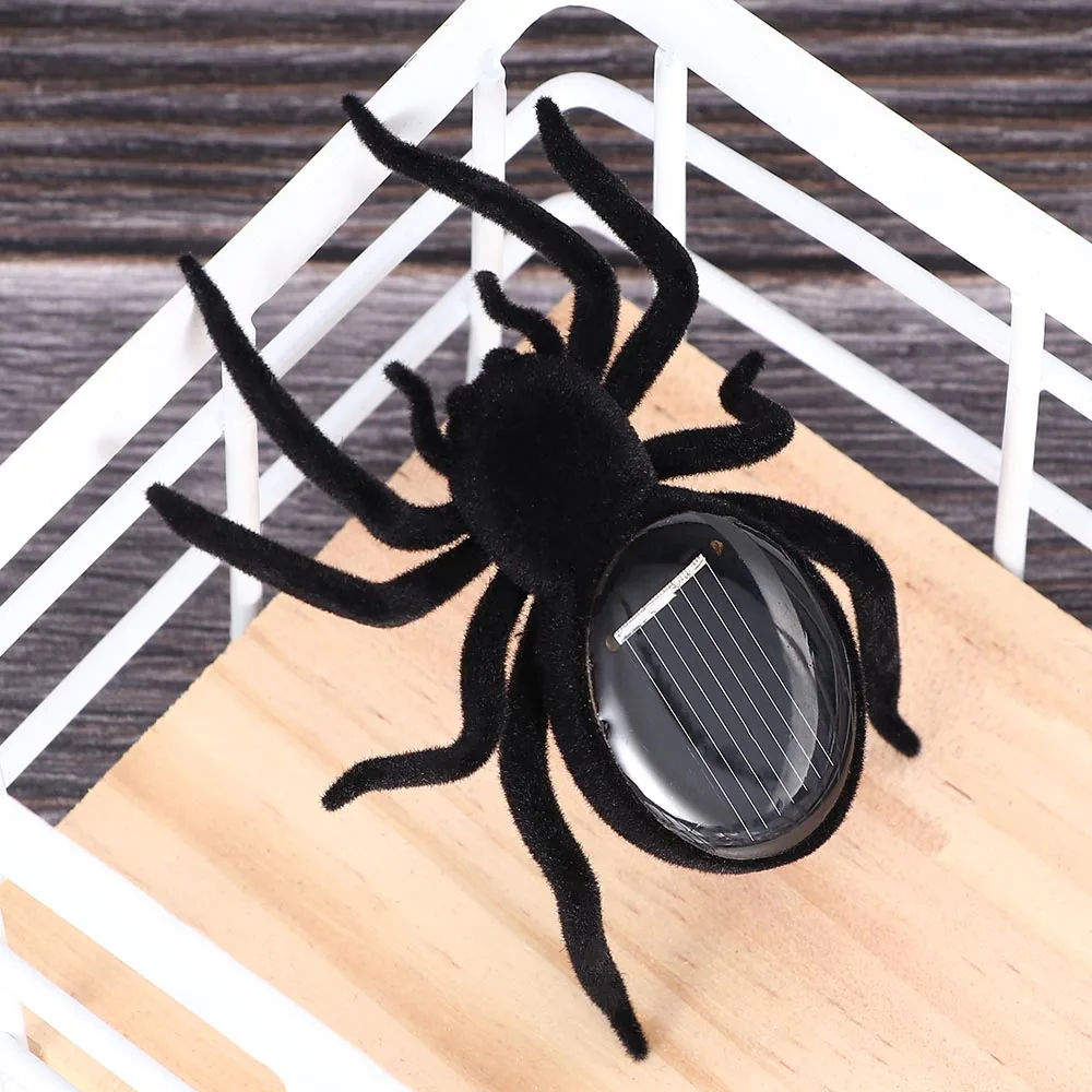 1 шт. детский креативный автоматический солнечный паук Тарантул Обучающий робот страшный гаджет против насекомых игрушка-трюк солнечная игрушка