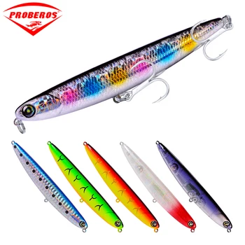 

6pc/Lot Brand Proberos 14g-0.49oz/11.5cm-4.53"4# VIB Pencil Fishing Lure 6 Color fishing tackle Length Fishing Bait Set New Top