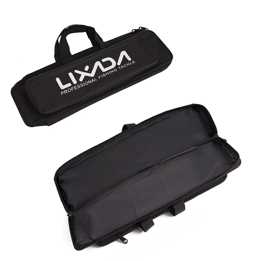 Lixada Портативная сумка для рыбалки чехол удочки и катушки дорожная переноски
