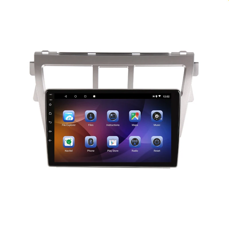" 4G ram 2.5D ips 8 Core Android 9,1 автомобильный DVD мультимедийный плеер gps для Toyota Vios Yaris 2008 2009 2010-2013 Радио Навигация