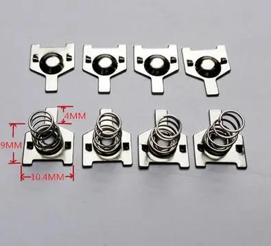 100 stücke Batterie schrapnell AA oder AAA batterie frühjahr 5 Kein. positiven und negativen kontakt stück 11*13 MM 50 pairs