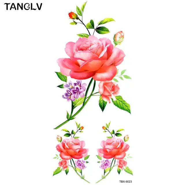 Waterproof Stiker Tato Temporer China tinta tato bunga ...