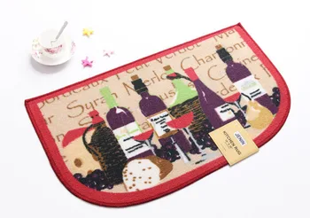 

NiceRug Half-round Vintage Wine Bottle Mat/Pad Thick Soft Rugs and Carpets Area Home Decoration for Bedroom Coffee Table Carpe