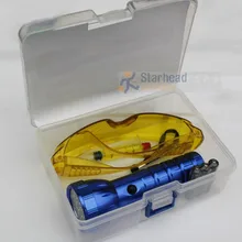 28 светодиодный флуоресцентный хладагент обнаружения утечки УФ фонарик свет с очками для автомобиля/дома Кондиционер утечки Tracer