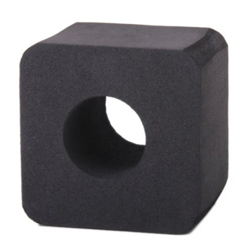 

1x Mic Interview ABS Logo Flag for Cube Square Station 4 Sided Break Resistant Black
