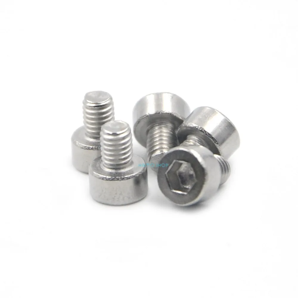 

100pcs M3x4mm Stainless Steel Allen Hex Socket Head Cap Fastener Thread Screw Bolts