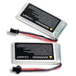 2 шт. 3,7 V 1 S 1600 mAh 25C LiPO Батарея штекер SM для Micro радиоуправляемая модель самолета Вертолет FPV Drone