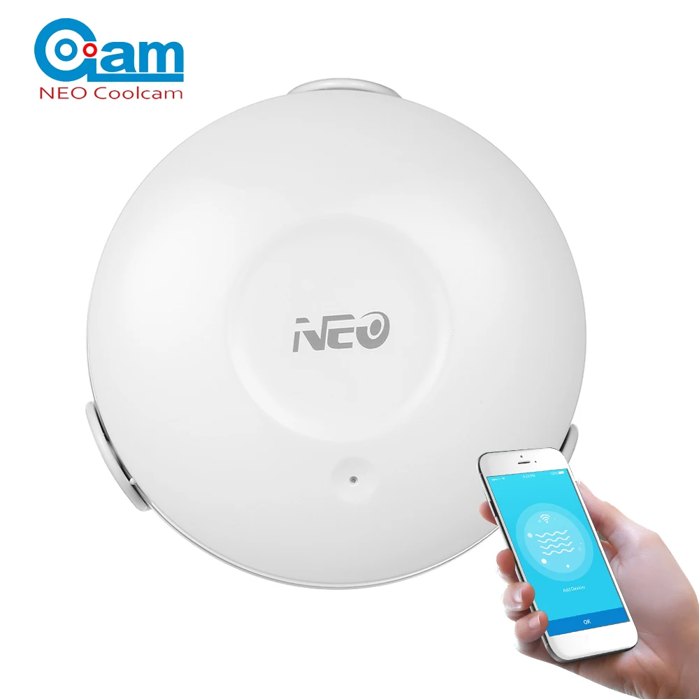 Смарт датчик утечки воды NEO Smart WIFI детектор уведомления App для умного дома