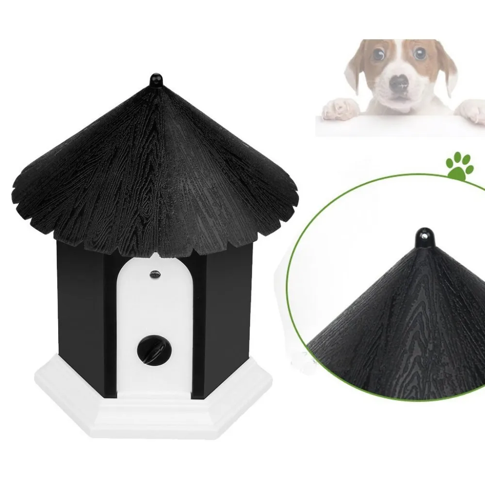 Pet Dog Ultrasonic Anti Barking Device Outdoor Hanging Sound Control Stop Barking Dog Repeller Training Control Tools