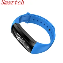 Smartch M2S M3 сердечного ритма Смарт браслеты крови Давление монитор Шагомер Смарт часы трекер Фитнес браслет pk M2
