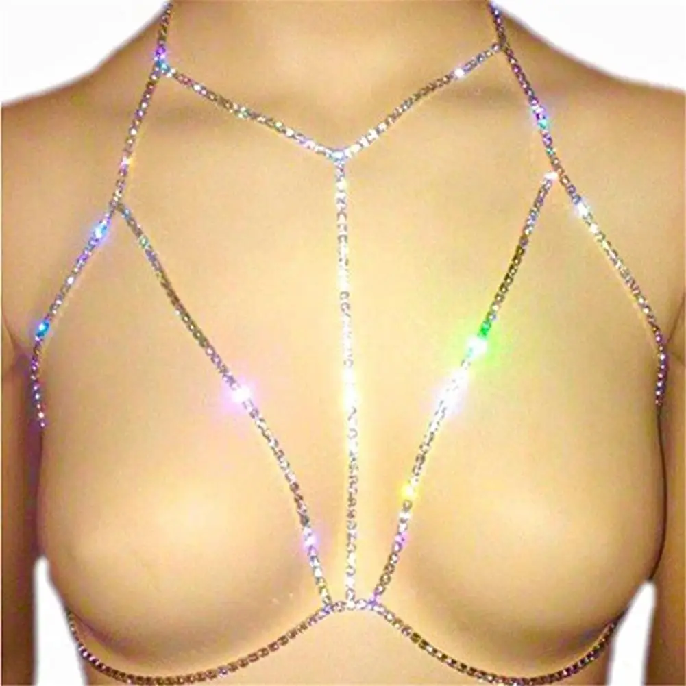 DreamBell Gprince, сексуальный готический бюстгальтер, цепочка для тела, нижнее белье, ожерелье, летнее пляжное украшение для тела, золото