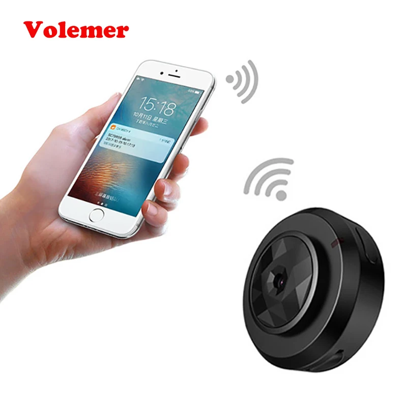 

Volemer C6 Camsoy Cookycam Wireless IP Mini Camera With App Control Smallest Cam IP C1 Motion Detection Wifi Video Camcorder