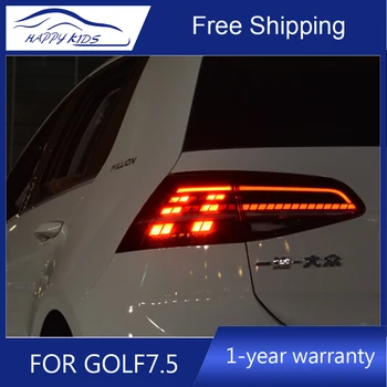 

Car styling Tail Lights For GOLF 7 GOLF7.5 2013-2018 Led Tail Lights Fog lamp Rear Lamp DRL+Brake+Park+Signal lights
