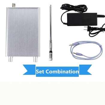 

Free Shipping 1W/6W PC Control Stereo FM Audio Broadcasting NIO-T6B fm pll Transmitter Kit for Radio Station Broadcasting