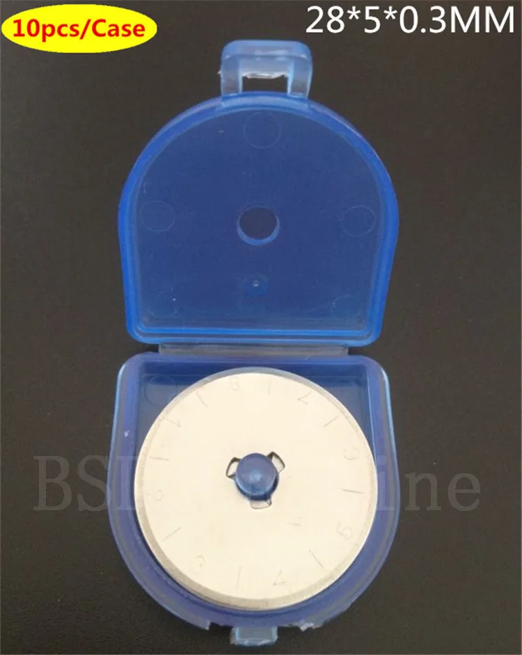 

200-Quilting 28mm Rotary Cutter Refill Replacement Blades Include Plastic Blade Storage Pack