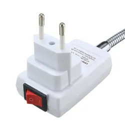 EU/US 110-220 V Plug гибкий удлинитель адаптер E27 База 20-50 см светодиодный лампы освещения удлинение держатель конвертер