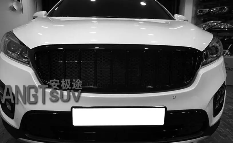 Высокое качество ABS автомобильный передний бампер сетка решетка отделка Гонки